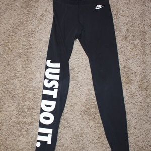 Nike full length black leggings